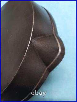 Antique 1800's Gate Mark #9 Single Pour Fancy Handle Cast Iron Skillet RESTORED