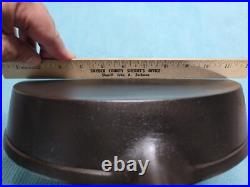 Antique 1800's Gate Mark #9 Single Pour Fancy Handle Cast Iron Skillet RESTORED