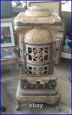 Antique 1800's SEARS cast iron parlor stove for repair or restoration