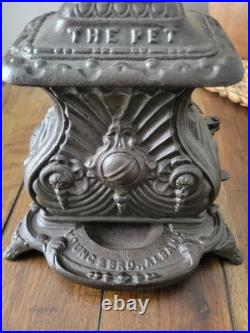 Antique 1857 The PET Salesman's Sample Cast Iron Stove by Young & Bro. Albany NY