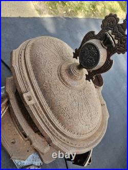 Antique 1889 Cast Iron Parlor Stove Brand Stove Co. Milwaukee Grace Model