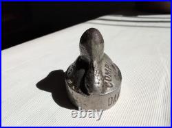 Antique 1898 Danville PA Stove Co Cast Iron Beaver Paperweight