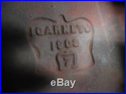 Antique 1903 Detroit Stove Works Garnet Jewel VTG parlor cast iron gas Heater