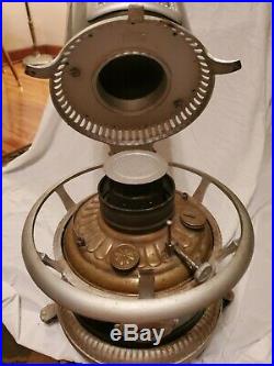 Antique 1905 Barler Ideal No. 4 Cast Iron Frame Kerosene Heater