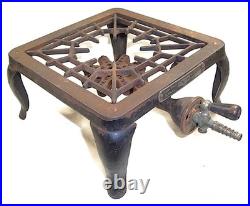 Antique? 1920's? Tabletop Cast Iron Stove Burner? Elgin ILL. Stove & Oven Co