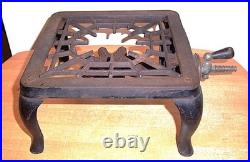 Antique? 1920's? Tabletop Cast Iron Stove Burner? Elgin ILL. Stove & Oven Co