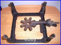 Antique? 1920's? Tabletop Cast Iron Stove Burner? Elgin ILL. Stove & Oven Co