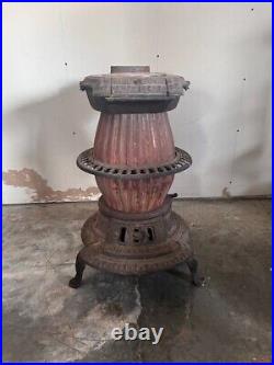Antique ACME 1876 Cast Iron Wood Stove # 11 Black Vintage
