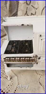 Antique ARCADE cast Iron Roper Gas Stove dollhouse Miniature Toy