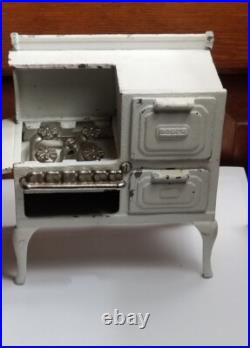 Antique ARCADE cast Iron Roper Gas Stove dollhouse Miniature Toy