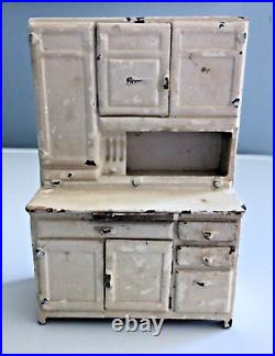 Antique Arcade Boone Freeport, Cast Iron Doll House Hoosier Kitchen Cabinet