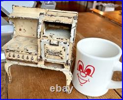 Antique Arcade Hotpoint Electric Cast Iron Toy Stove Freeport IL 1920s 3 Legs