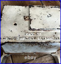 Antique Arcade Hotpoint Electric Cast Iron Toy Stove Freeport IL 1920s 3 Legs