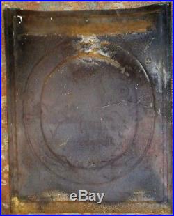Antique Art Nouveau Cast Iron Fireplace Cover / Stove Furnace Plaque-20 X 25 1/2