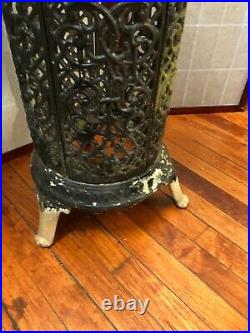 Antique Art Nouveau Victorian Parlor Heater Stove Cast Iron PICK UP ONLY