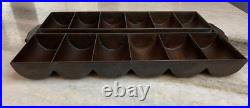 Antique BARSTOW STOVE Co Providence RI Cast Iron French Roll Gem Corn Muffin Pan