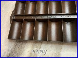 Antique BARSTOW STOVE Co Providence RI Cast Iron French Roll Gem Corn Muffin Pan