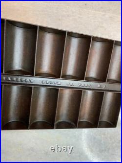 Antique BARSTOW STOVE Co Providence RI Cast Iron French Roll Gem Corn Muffin Pan