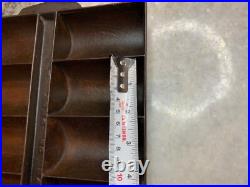 Antique BARSTOW STOVE Co Providence RI Cast Iron French Roll Gem Corn Muffin Pan