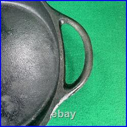 Antique BSR/Birmingham Stove Range 3052D Cast Iron Oval Shallow Fish Fryer EUC