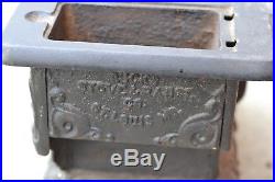 Antique BUCK'S JUNIOR No. 2 Cast Iron Toy Stove Salesman Sample 19th c. 1800's