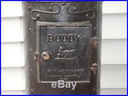 Antique B&O Railroad Caboose Coal Stove Cast Iron No. 200 Buddy 22High