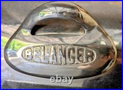 Antique Belanger Cast Iron Stove with Floral Tile Backsplash Circa 1910