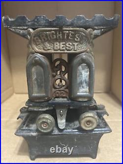 Antique Brightest & Best Cast Iron Heater /Stove (Sad) Used