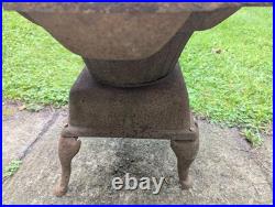 Antique CAST IRON WOOD-BURNING STOVE