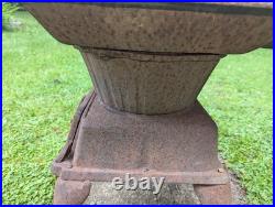 Antique CAST IRON WOOD-BURNING STOVE