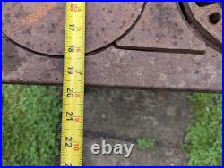Antique CAST IRON WOOD-BURNING STOVE