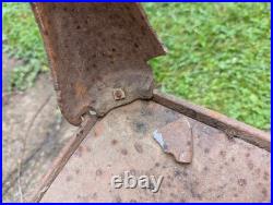 Antique CAST IRON WOOD-BURNING STOVE