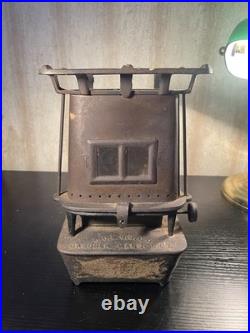Antique C. O. & G. S. Co Kerosene Sad Iron Heater Gardner Mass USA Cast Iron Stove
