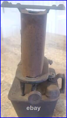 Antique C. O. & G. S. Co Kerosene Sad Iron Heater Gardner Mass USA Cast Iron Stove