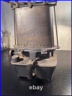 Antique C. O. & G. S. Co Kerosene Sad Iron Heater Gardner Mass USA Cast Iron Stove