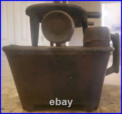 Antique C. O. & G. S. Co Kerosene Sad Iron Heater Gardner Mass USA Cast Iron Stove