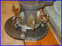Antique Cast Iron 6 Panel Sad Iron Laundry Heating Stove Wood Coal 6 Irons Board