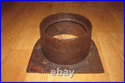 Antique Cast Iron 6 Wood Burning Coal Cook Stove Pipe Chimney #2038