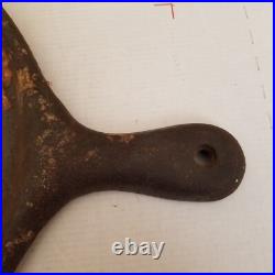 Antique Cast Iron Ash Pan Tray Shovel Wood Stove Bucket Pie Lifter GLO 17 VTG