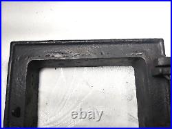 Antique Cast Iron Clean Out Door Nice Condition Hussey Hdwe Co. Augusta Me