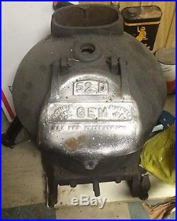 Antique Cast Iron Coal Fired Water Heater Made In Pennsylvania