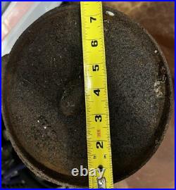 Antique Cast Iron Cylinder Stove Pot Belly Heater Body Primitive Farmhouse 22