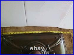 Antique Cast Iron Decorative Parlor Stove Top With Finial