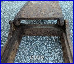Antique Cast Iron Door with Frame for Stove Soviet Union Star AS IS