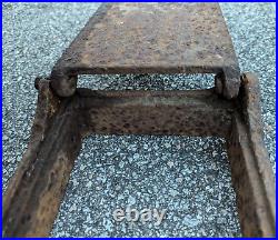 Antique Cast Iron Door with Frame for Stove Soviet Union Star AS IS