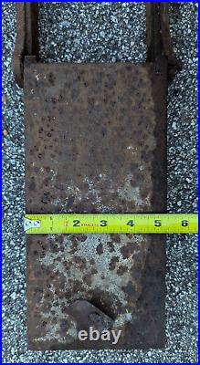Antique Cast Iron Door with Frame for Stove Soviet Union Star AS IS