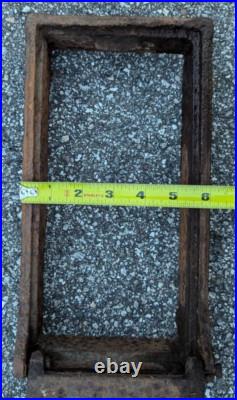 Antique Cast Iron Door with Frame for Stove Soviet Union Star AS IS