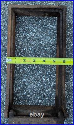 Antique Cast Iron Door with Frame for Stove Soviet Union Star AS IS