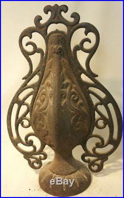 Antique Cast Iron Finial Victorian Acme Stove Finial