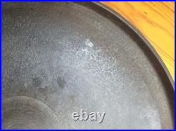 Antique Cast Iron Gate Mark Round Griddle With Bail Handle 16